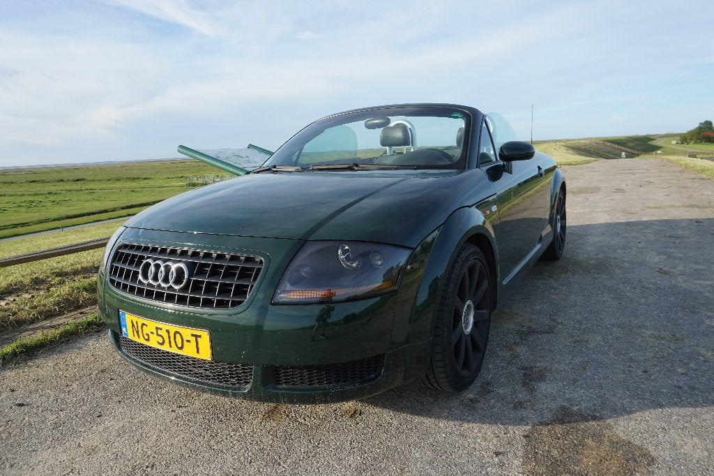 Audi TT groen, cabrio, 38525 km, Auto's, Audi, Particulier, TT, Centrale vergrendeling, Elektrische ramen, Lederen bekleding, Lichtmetalen velgen
