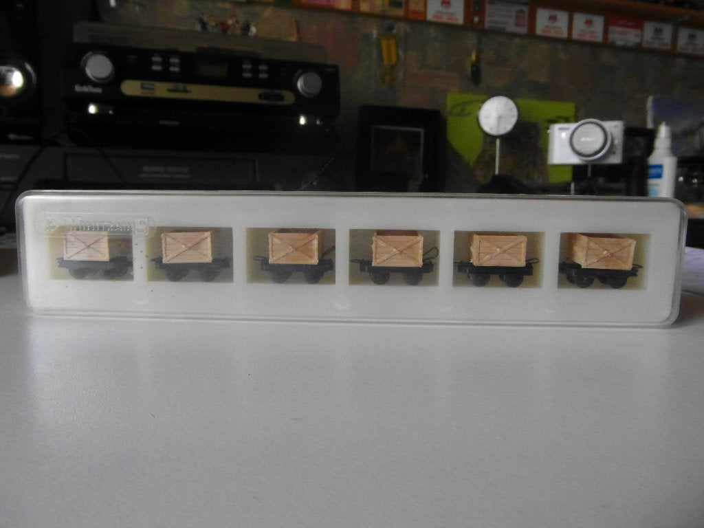 Egger Bahn H0e 6 stuks kolen karretjes NIEUW, Overige merken, Gelijkstroom, Ophalen of Verzenden, Nieuw