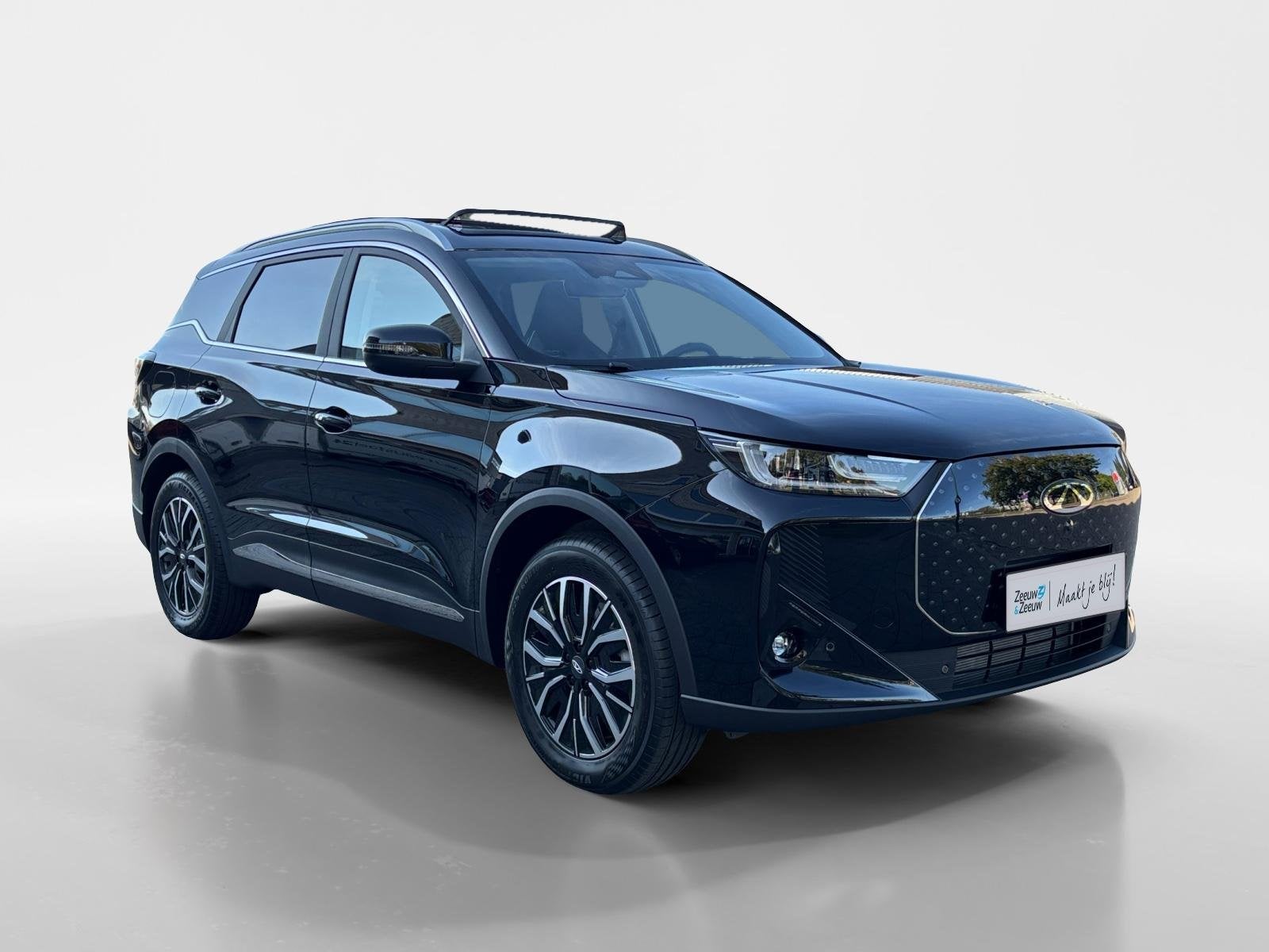 Chery Tiggo 7 1.5TGDI PHEV Unique | FULL OPTION | GARANTIE 2, Auto's, Met garantie (alle), Zwart, Plug-in hybride, Bedrijf