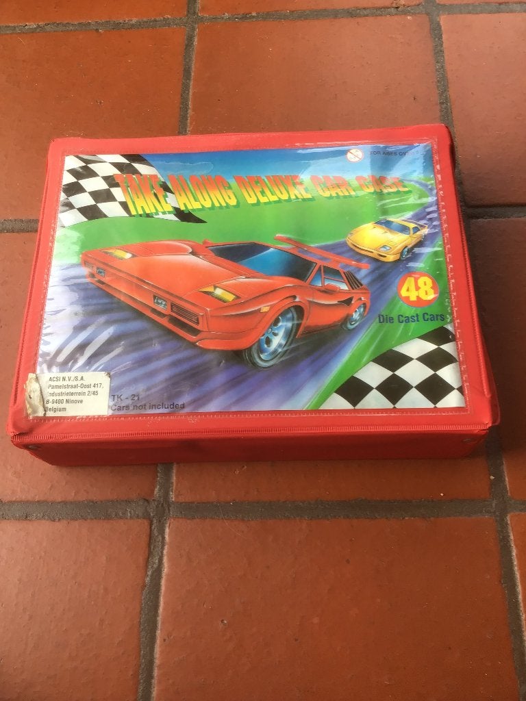 Valiesje "Die Cast Cars" miniatuur autos, Hobby en Vrije tijd, Ophalen of Verzenden, Zo goed als nieuw, Auto