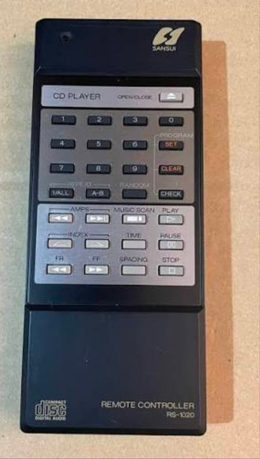 Gezocht: Sansui RS-1020 cd-speler afstandsbediening, Ophalen of Verzenden, Origineel