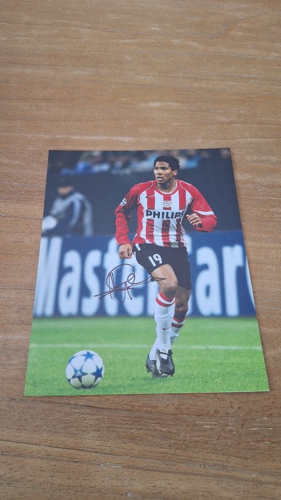 Foto 20x25 cm met handtekening; Michael Lamey # PSV, Ophalen of Verzenden, Nieuw, PSV, Overige typen