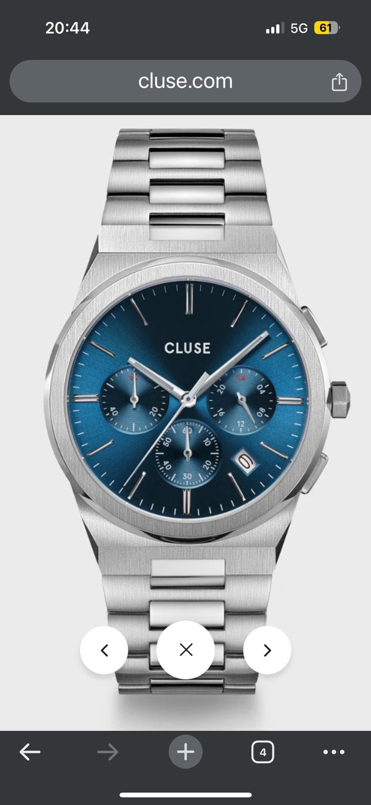 Te koop Cluse horloge, Sieraden, Tassen en Uiterlijk, Horloges | Heren, Ophalen, Nieuw, Staal, Overige merken