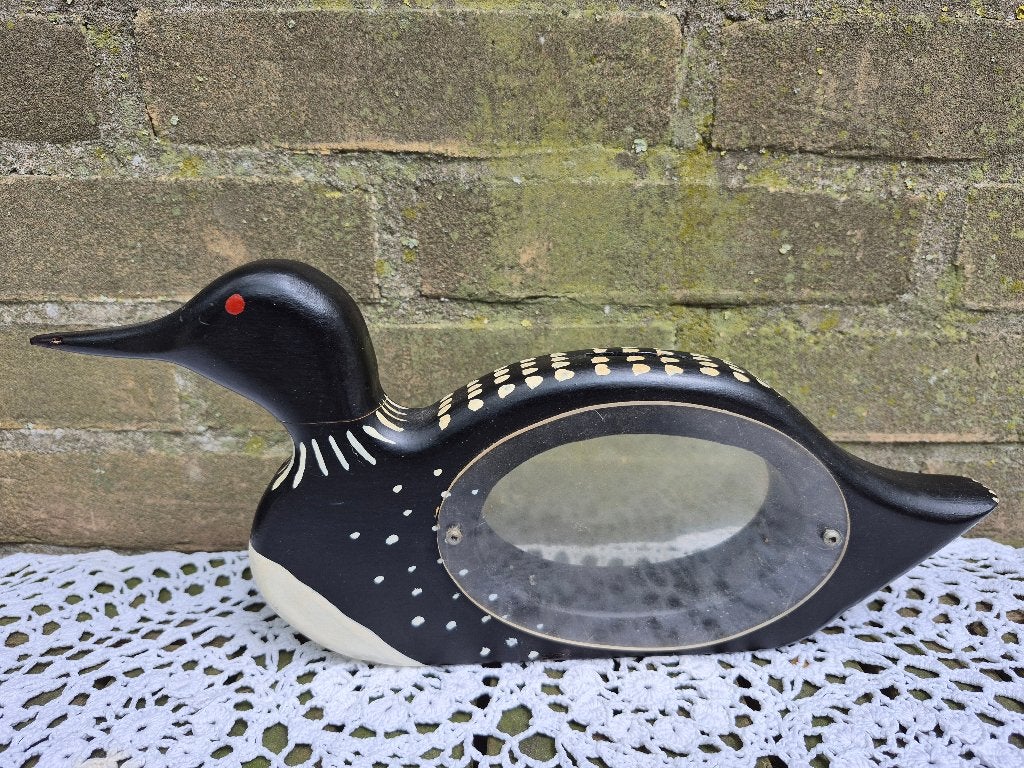houten vogel (spaarpot), Ophalen of Verzenden, Gebruikt, Hout