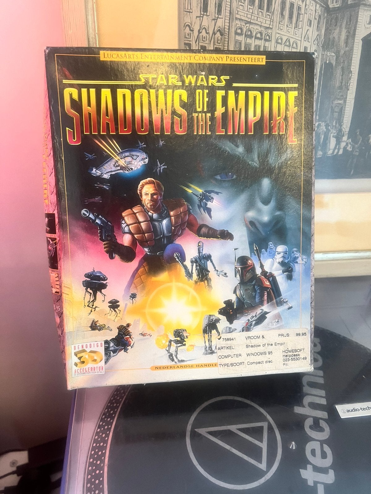 Star Wars Shadows of the Empire PC Big Box 1997 – LucasArts, Avontuur en Actie, Gebruikt, 1 speler, Ophalen of Verzenden