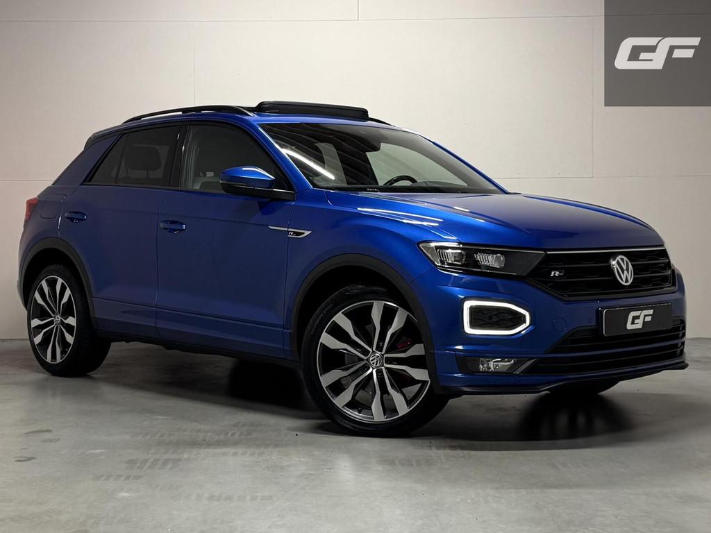 Volkswagen T-Roc 1.5 TSI R-Line Pano Virtual Carplay Sfeer, Auto's, Volkswagen, Stof, 4 cilinders, Blauw, Bedrijf