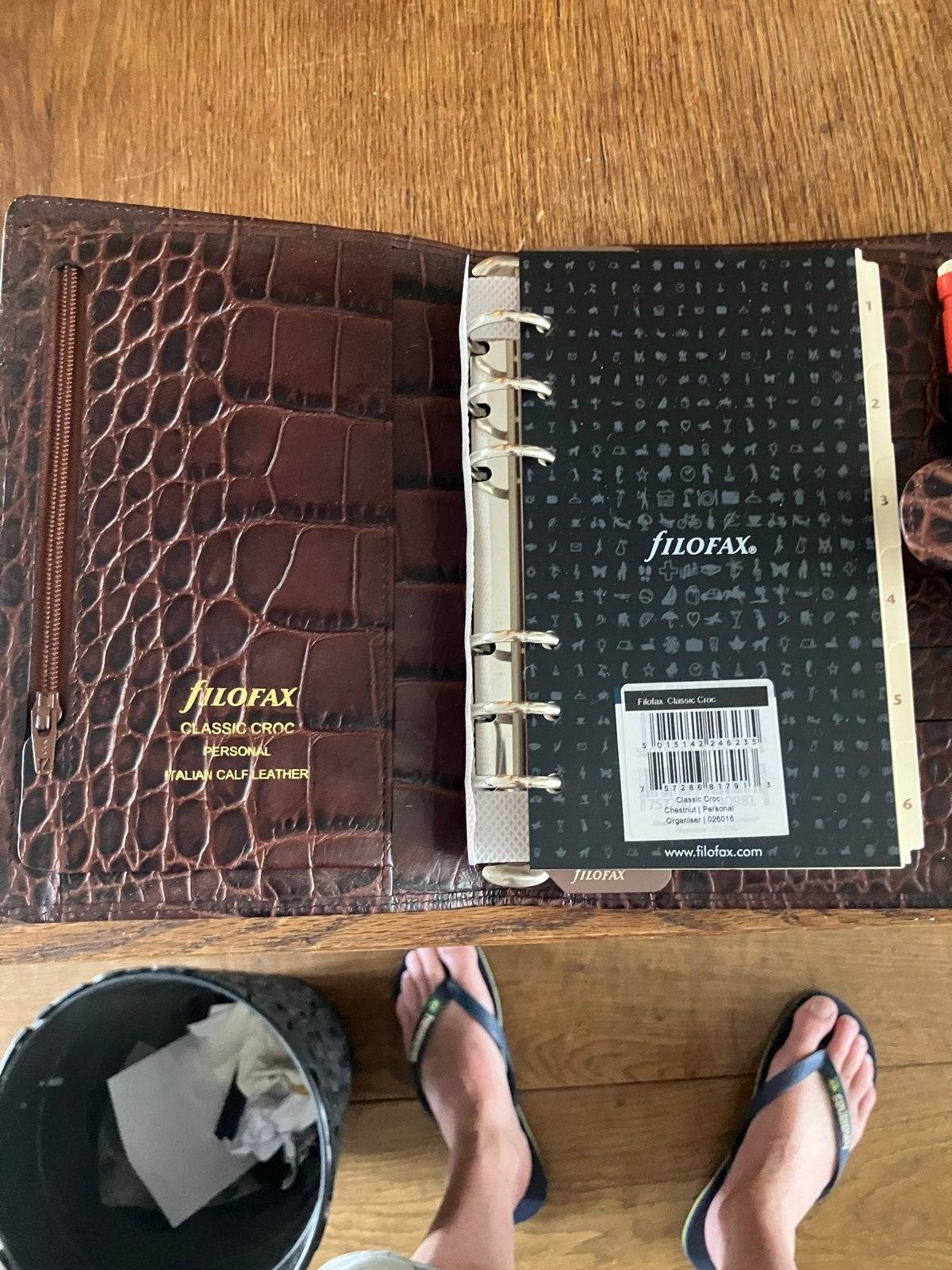 Filofax agenda classic croc A5, amper gebruikt, Ophalen of Verzenden, Zo goed als nieuw