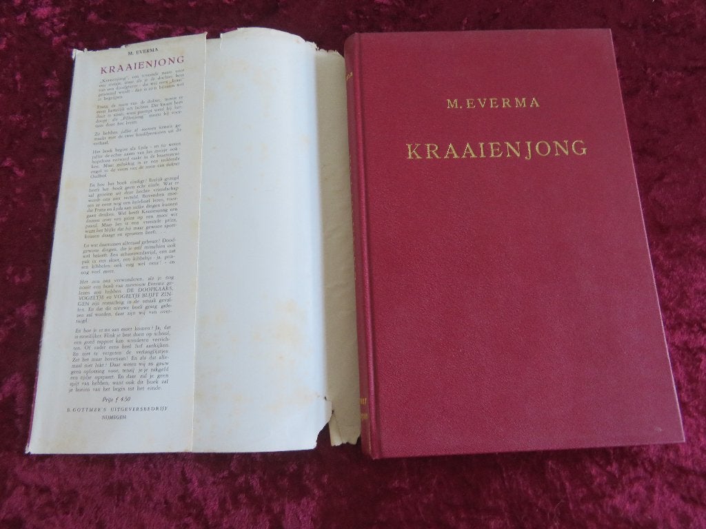 M. Everma - Kraaienjong (Vintage Boek), Boeken, Gelezen, Ophalen of Verzenden, M. Everma, Fictie
