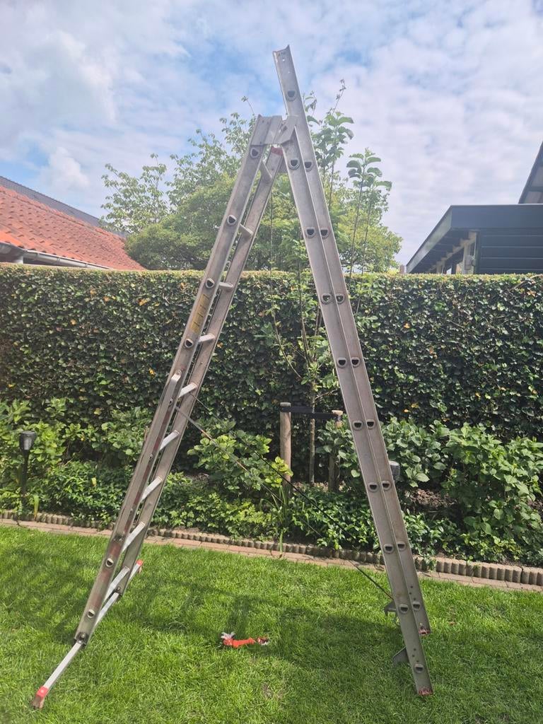 Ladder, Doe-het-zelf en Verbouw, Ladders en Trappen, Ophalen, 4 meter of meer