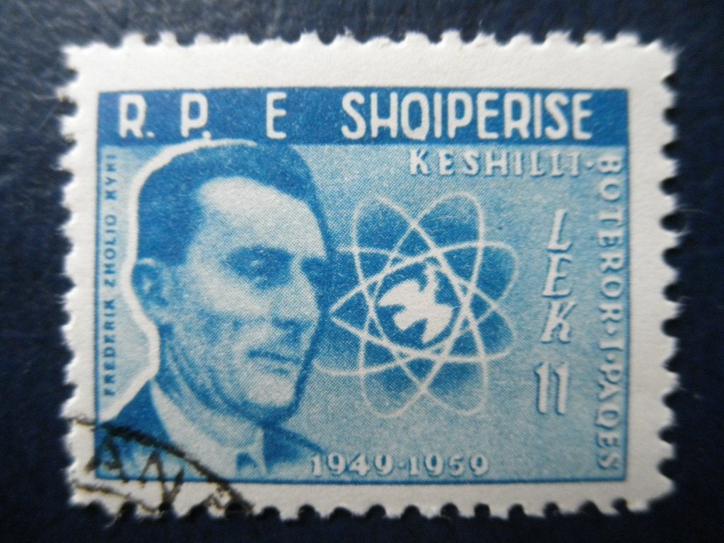 Postzegels Albanië 1959 nr. 577 vredesbeweging - cw. € 5,00., Ophalen of Verzenden, Overige landen, Gestempeld