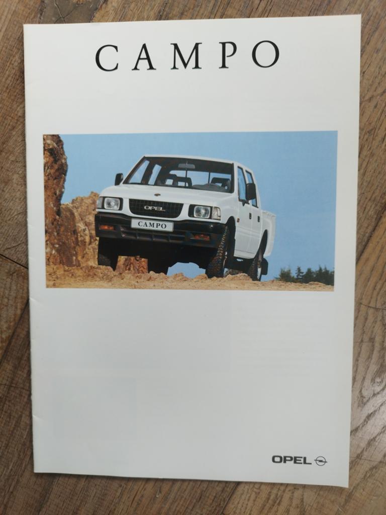 Opel Campo brochure uit 1995 - Nederlands, Gelezen, Opel, Opel, Ophalen of Verzenden