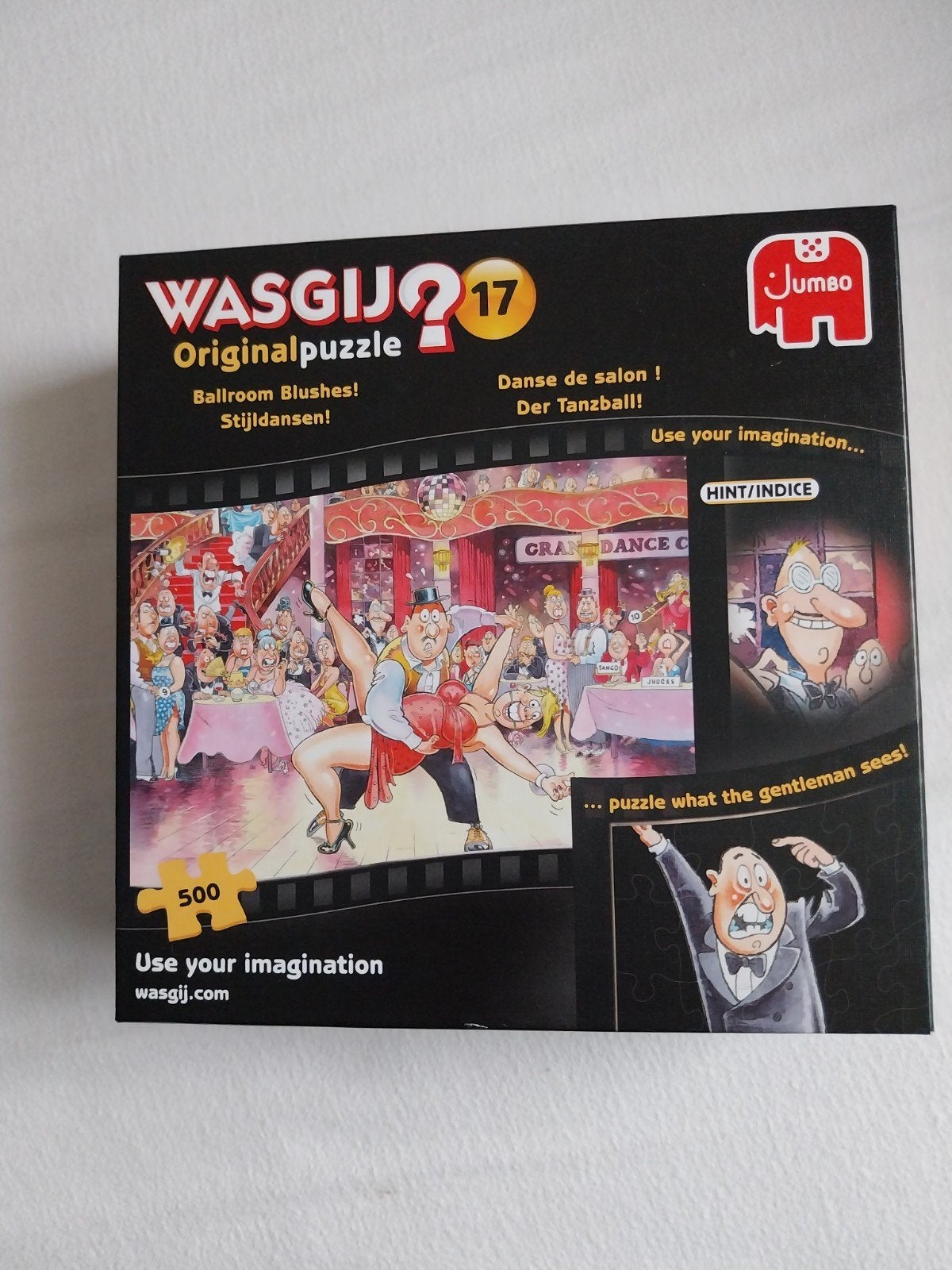 Wasgij Original 17 Ballroom Blushes! Stijldansen! 500 stuks, Ophalen, Minder dan 500 stukjes, Gebruikt, Legpuzzel