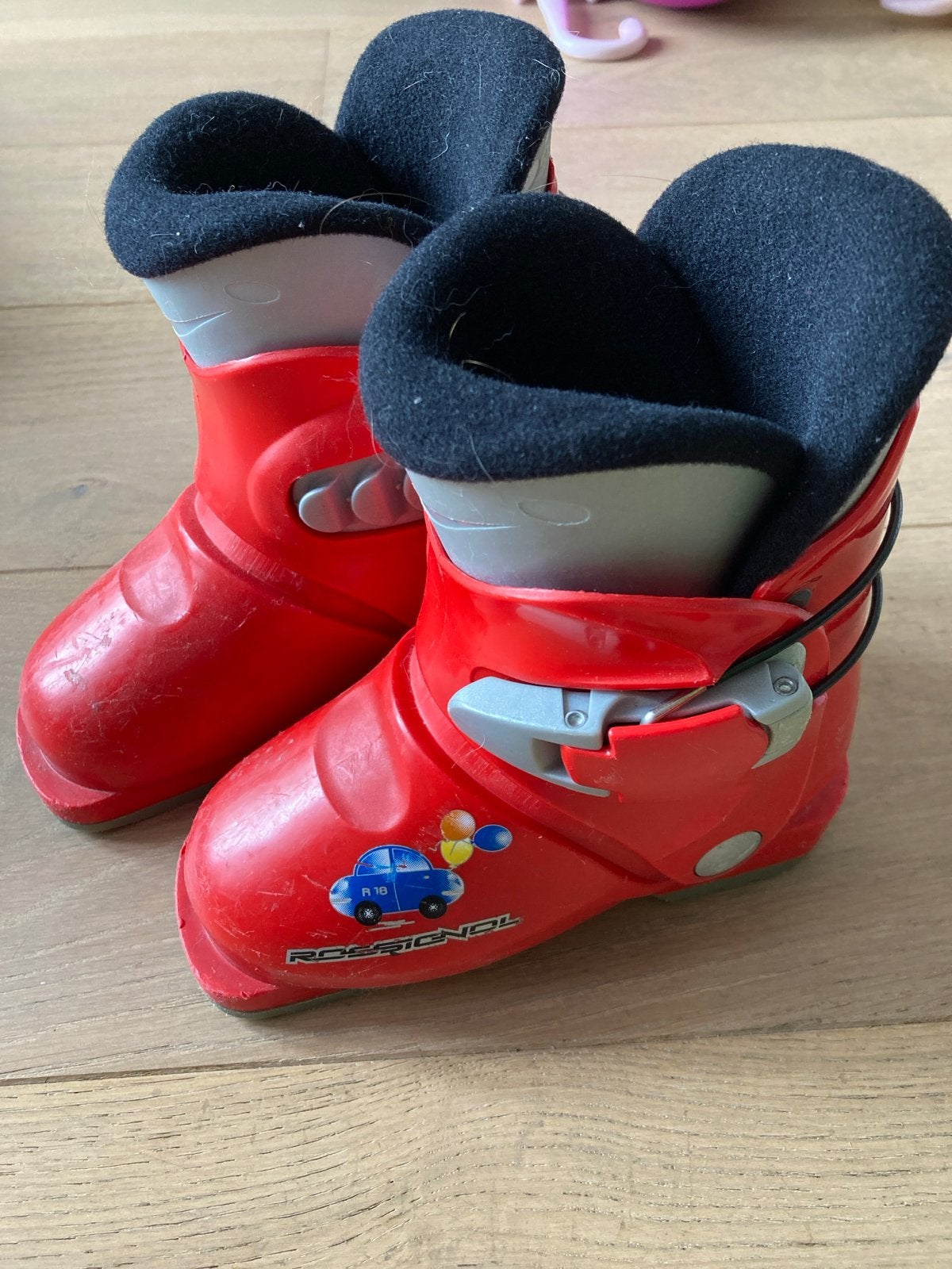 Rossignol R18 kinderskischoenen - Maat 165, Gebruikt, Rossignol, Schoenen, Ophalen of Verzenden