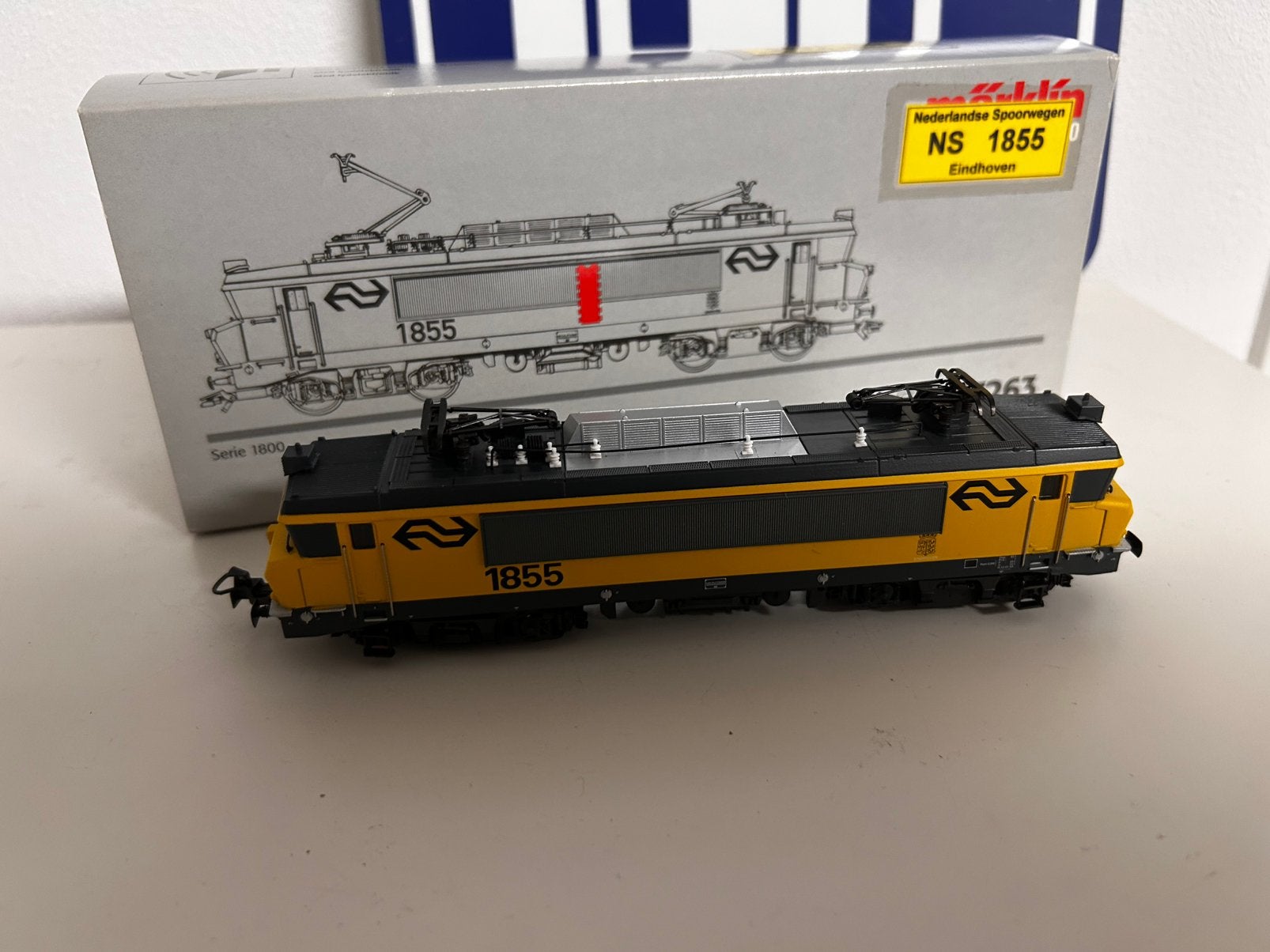Marklin NS 1855 dummy lok inkl ovp, Wisselstroom, Locomotief, Ophalen of Verzenden, Märklin