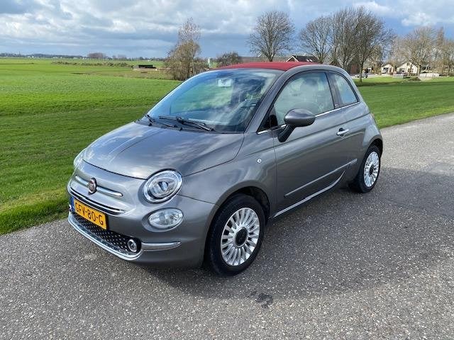 Fiat 500 C 1.2 Lounge Cabrio/Airco/Navigatie/93dkm/2018, Auto's, Voorwielaandrijving, Stof, Gebruikt, 4 cilinders