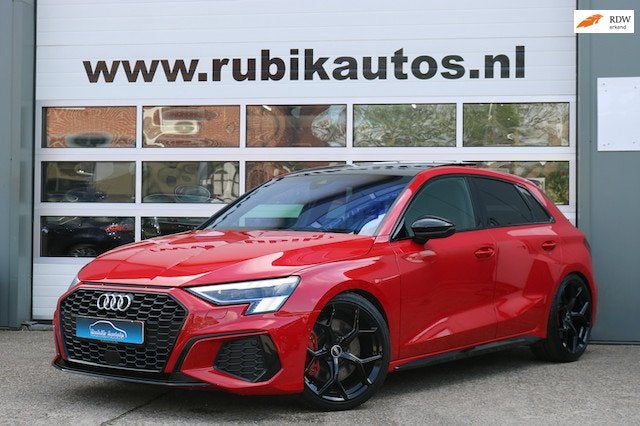 Audi A3 Sportback 2.0 TFSI S3 quattro Edition One|CarPlay|Pa, Gebruikt, 4 cilinders, 1984 cc, Leder