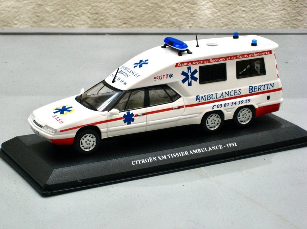 Citroen XM Tissier Ambulance Bertin 1992 Altaya 1:43, Ophalen of Verzenden, Nieuw, Auto, Overige merken