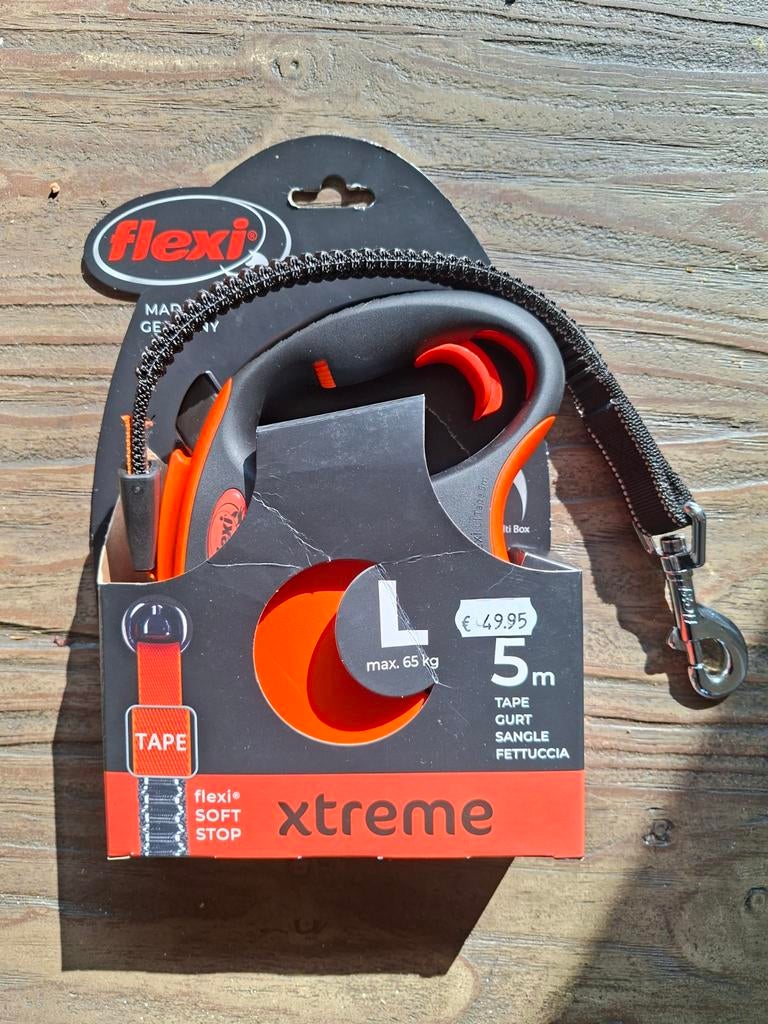 Flexi xtreme looplijn 5m, Dieren en Toebehoren, Ophalen, Nieuw, Hondenriem