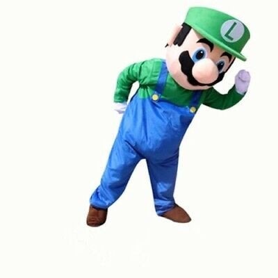 Luigi mascotte te huur, Ophalen, Zo goed als nieuw, Verjaardag