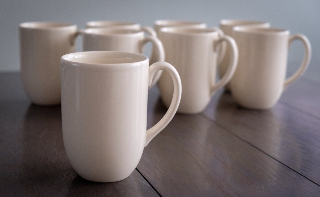 Wedgwood Queen's Ware Traditional bekers (8 sks, ongebruikt), Klassiek, Nieuw, Mok, Ophalen of Verzenden