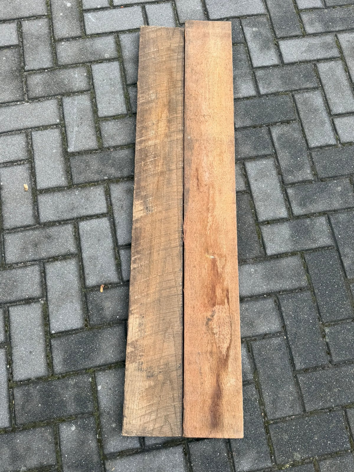 Hardhouten planken, Tuin en Terras, Ophalen, Planken, Zo goed als nieuw, Hardhout