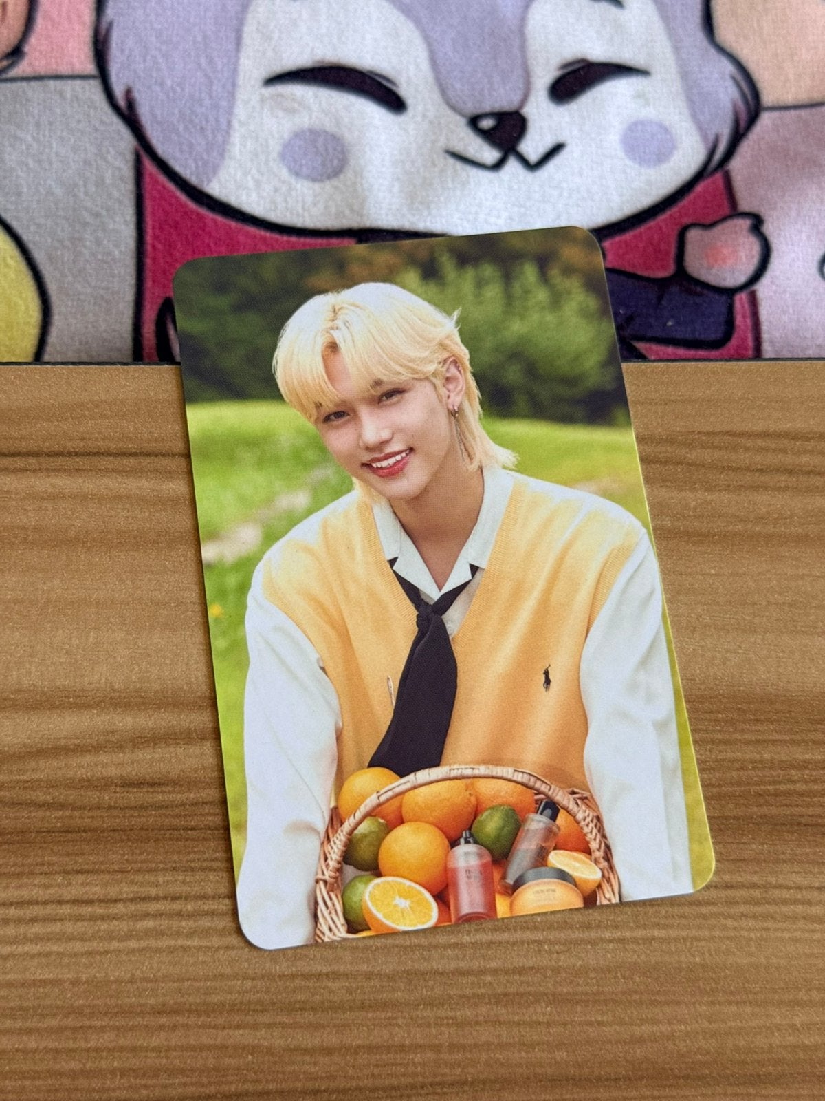 Stray Kids Felix photo card Nacific, Verzamelen, Ophalen of Verzenden, Zo goed als nieuw, Foto of Kaart