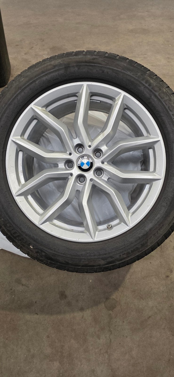x5 G05 2018tot 2025 5x112 winterbanden origineel bmw 19inch, Ophalen, BMW, Spatbord
