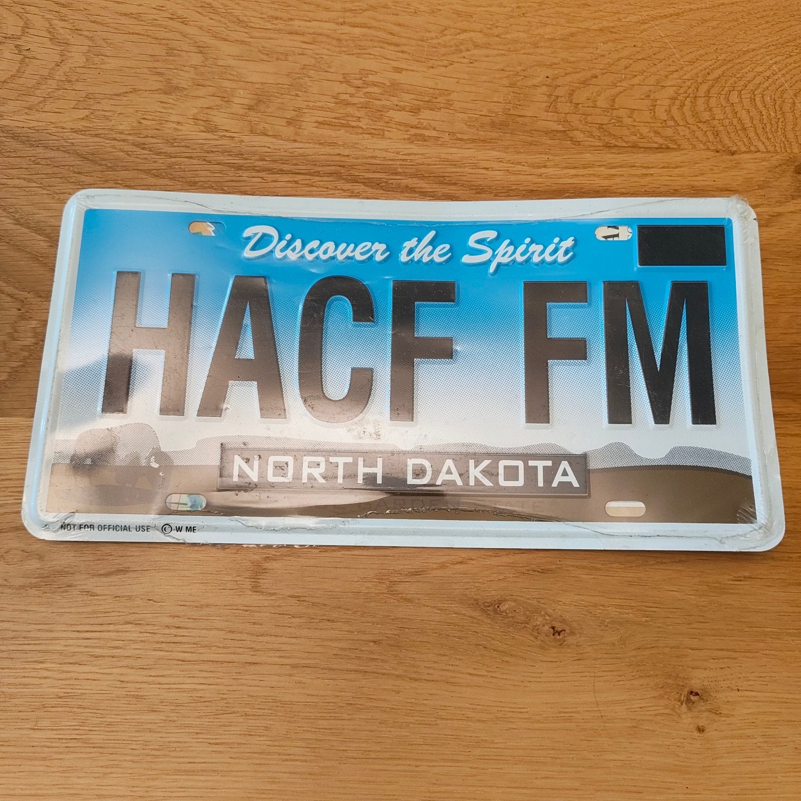 nummerbord USA North Dakota HACF FM, Ophalen of Verzenden, Nieuw, Auto's