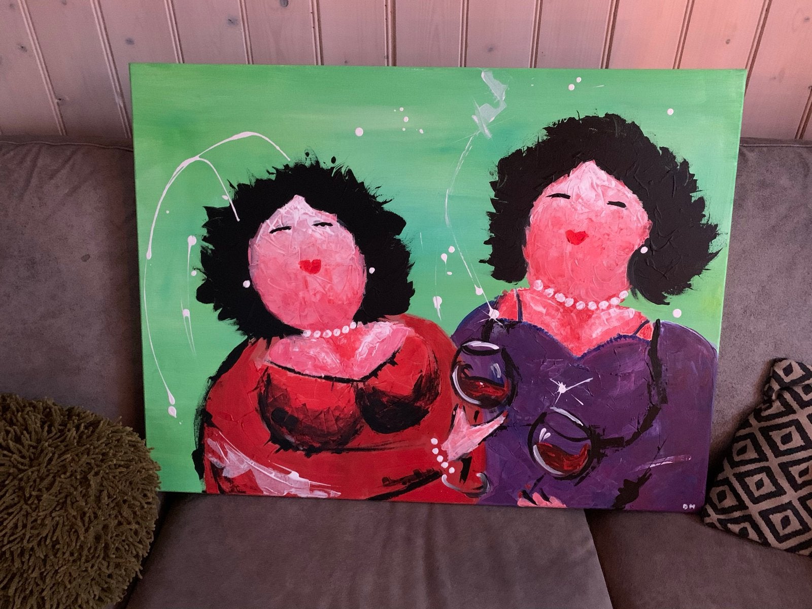 Replica Dikke Dames, Ophalen