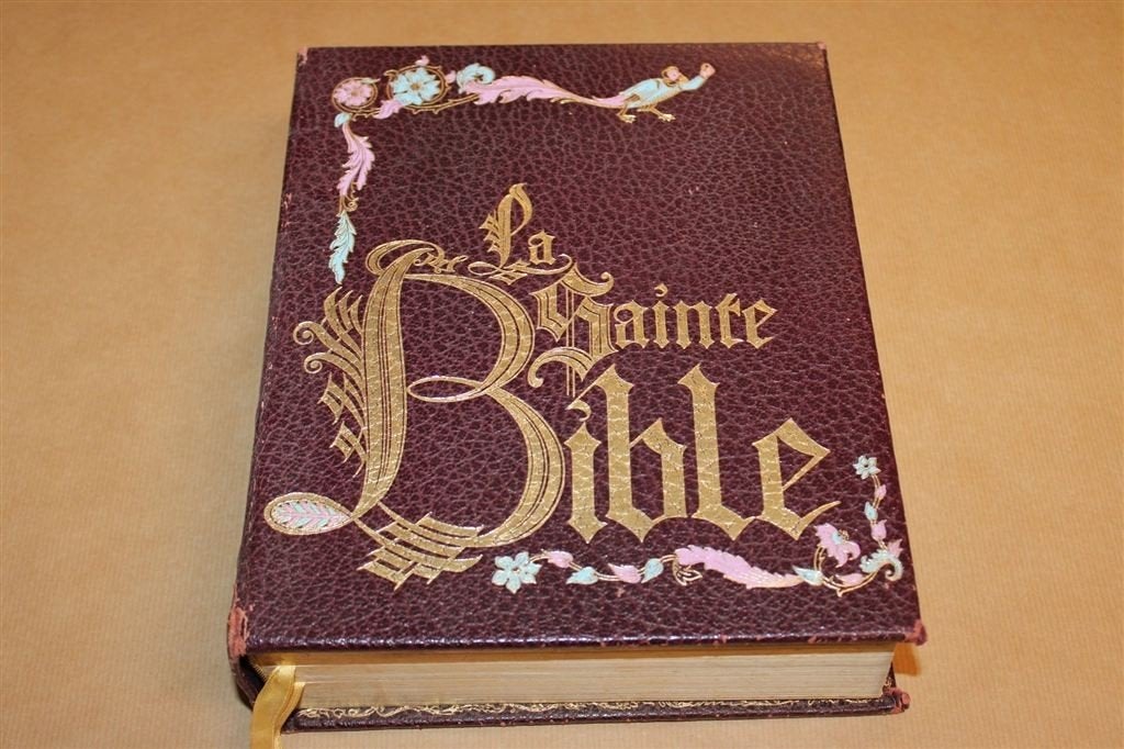 La Sainte Bible — Luxe Franse Bijbel Goud op Snee 1979, Ophalen of Verzenden, Gelezen