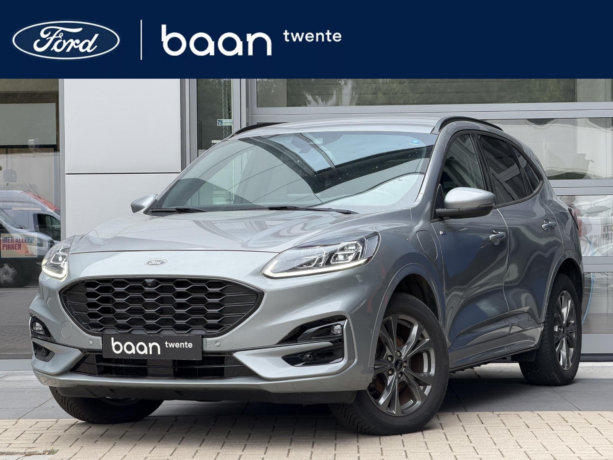 Ford Kuga 2.5 PHEV ST-Line X | Trekhaak | Adaptive Cruise |, 12 maanden, 14 kWh, Gebruikt, Zwart