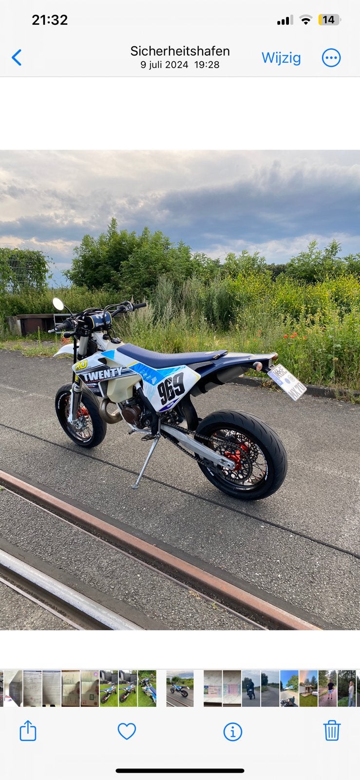 Husqvarna 300 TE300i 18” kappenset, Ophalen of Verzenden, Gebruikt