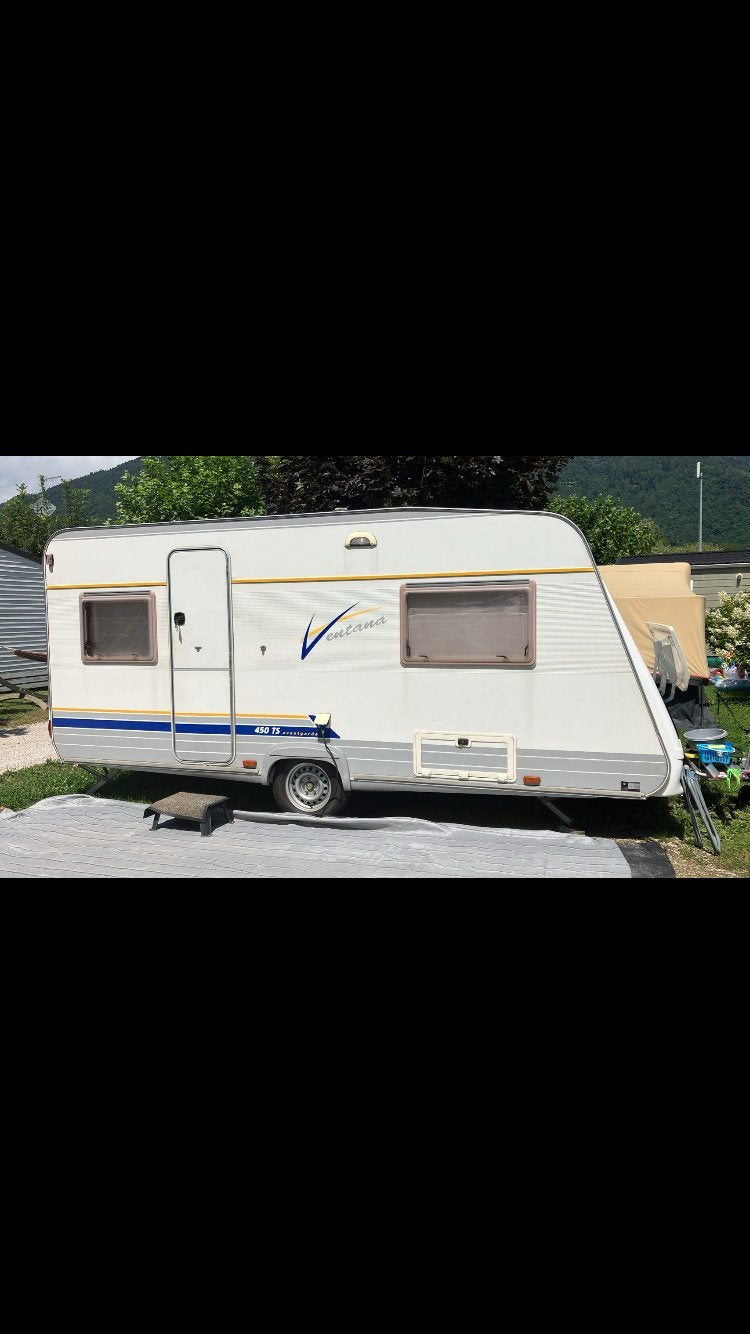 Burstner Ventana 450 TS Avantgarde - Complete caravan, Caravans en Kamperen, Caravans, Frans bed, Treinzit, Particulier, Bürstner