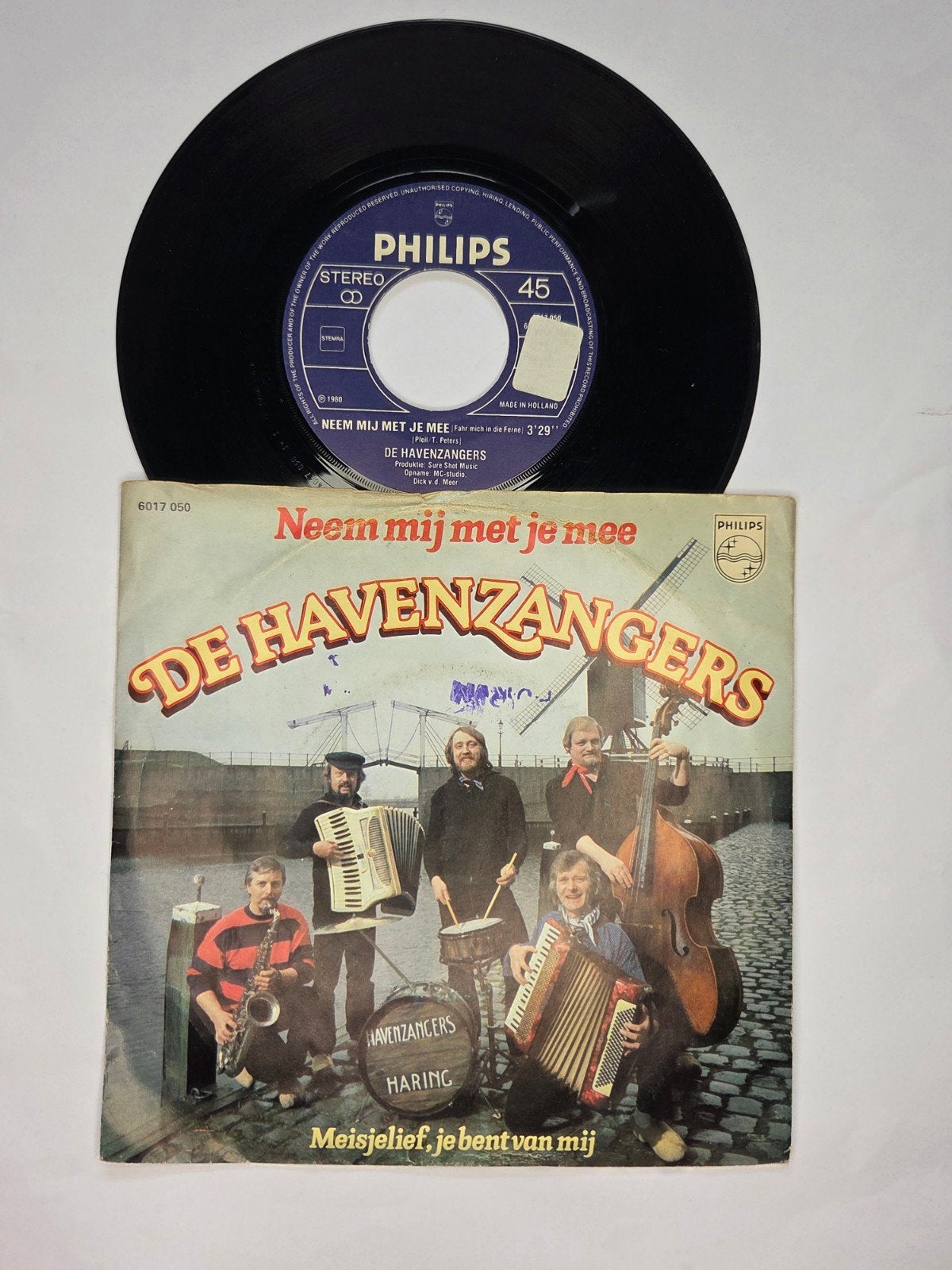 De Havenzangers - Neem mij met je mee, Cd's en Dvd's, Gebruikt, 7 inch, Single, Ophalen of Verzenden