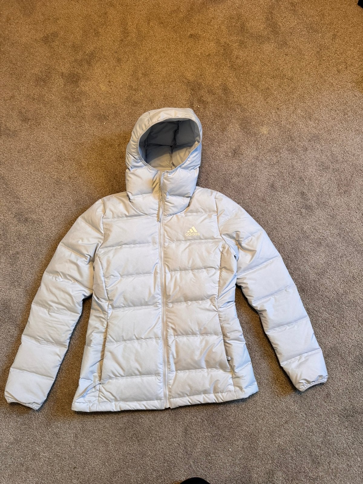 Adidas winterjas danes maar small ijsblauw, Kleding | Dames, Ophalen of Verzenden, Zo goed als nieuw, Maat 36 (S), Jack