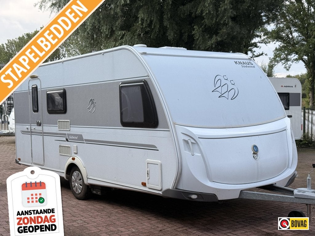 Knaus Sudwind 550 FSK met mover ((zondag open)), Caravans en Kamperen, Rondzit, Overige typen, Bedrijf, 5 tot 6 meter