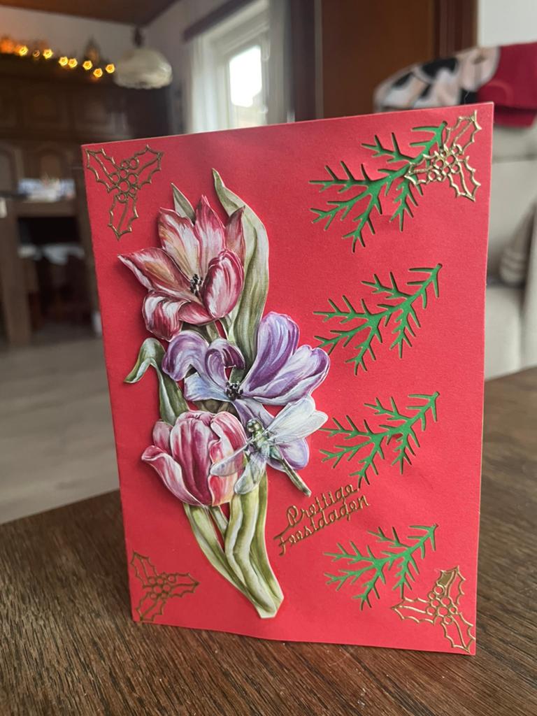 3d kerstkaart prettige feestdagen 19, Verzenden, Nieuw, Kerst