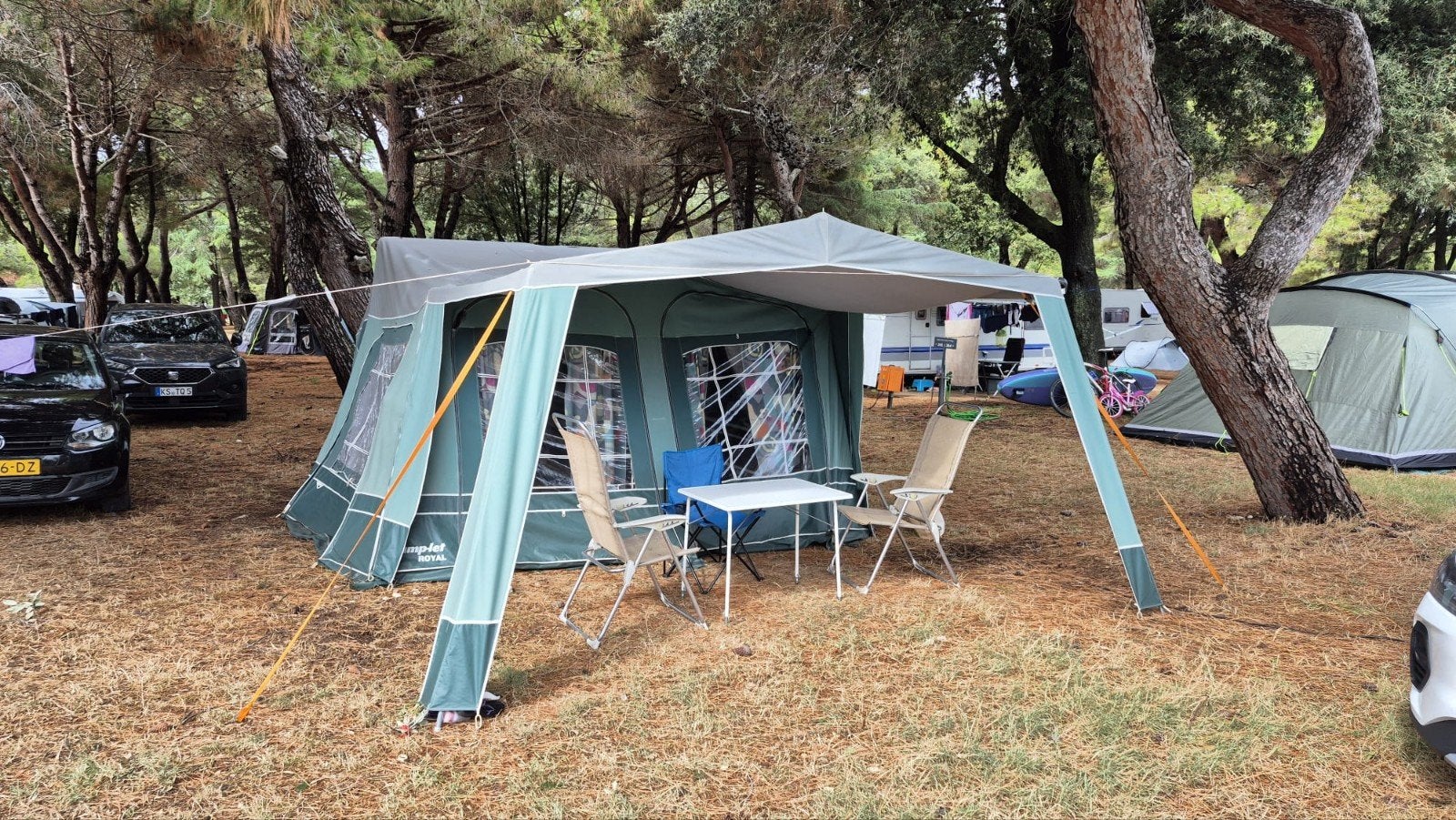 Vouwwagen camp-let royal, Ophalen, Tot en met 4
