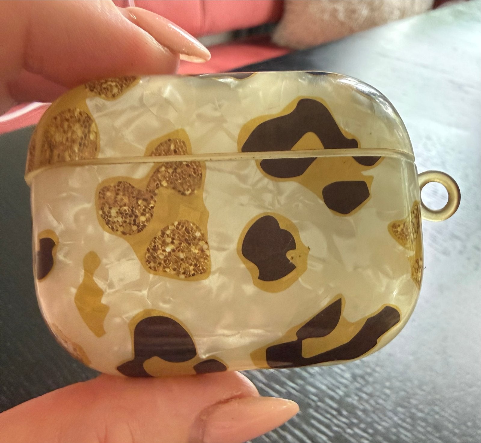 AirPods hoesje - Luipaard / panter print, Ophalen of Verzenden, Gebruikt, Overige merken