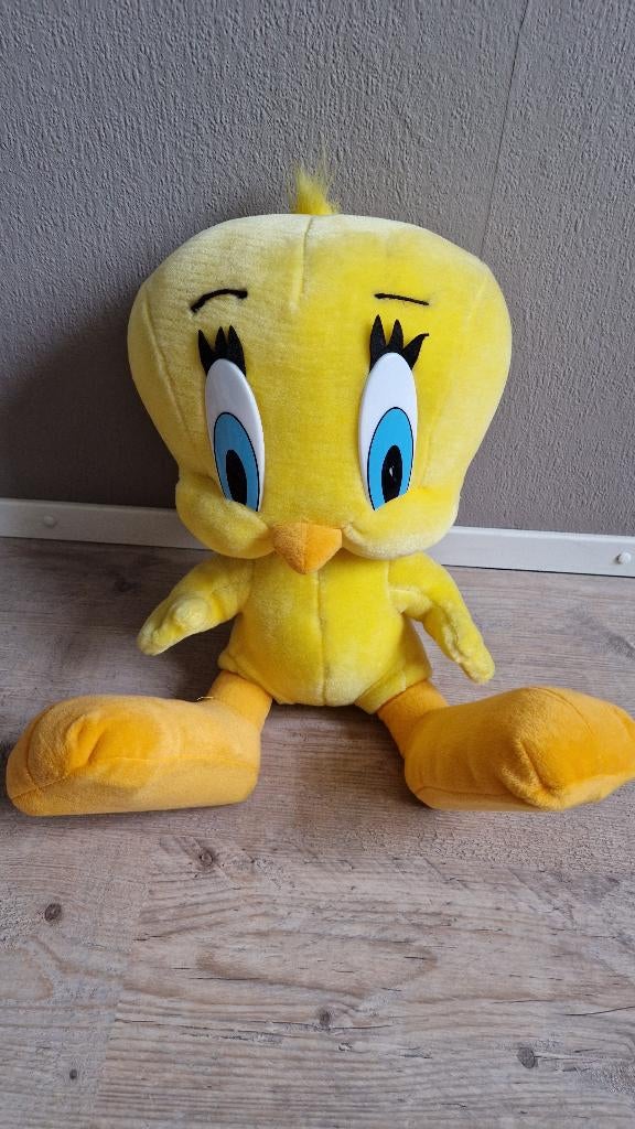 Grote Tweety Loony Tunes Warner Bros knuffel, Overige merken, Ophalen of Verzenden, Zo goed als nieuw, Middelgroot (20 tot 80 cm)