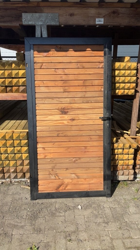 Poort Rhombus Douglas BRUIN horizontaal 100x190 cm € 425,-, Tuin en Terras, Tuinpoorten, 100 tot 150 cm, Nieuw, Ophalen of Verzenden