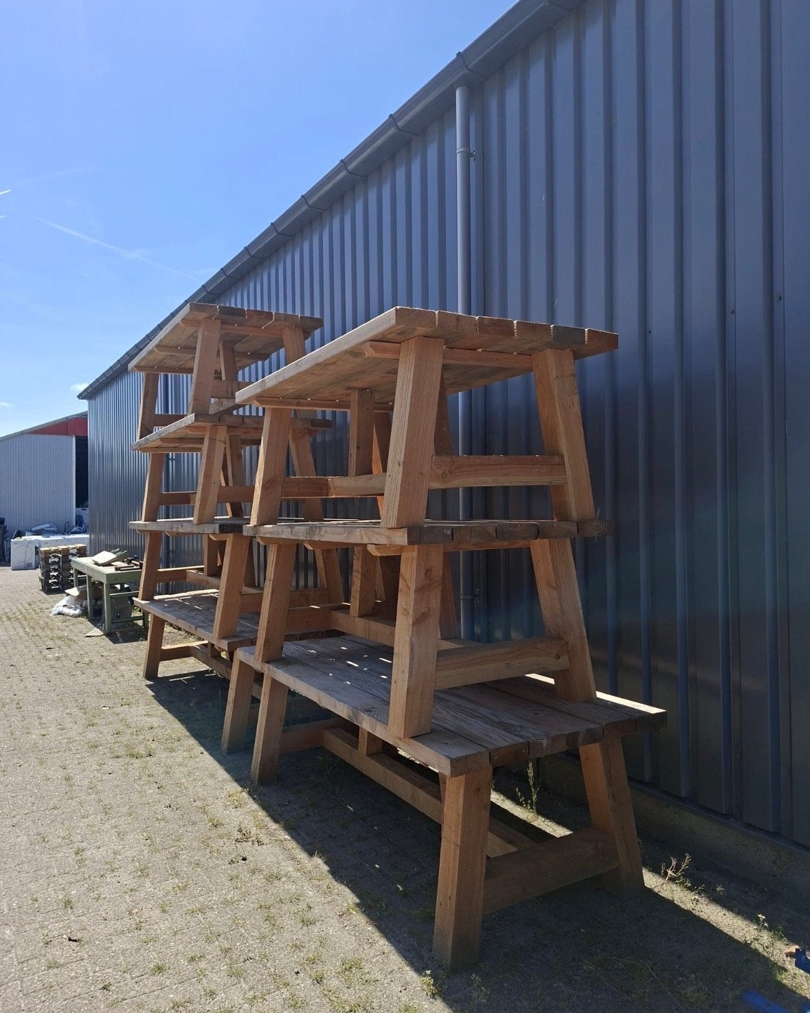 Robuuste Douglas tuintafels - B-keus, diverse maten, Verzenden, Nieuw, Rechthoekig, Hout