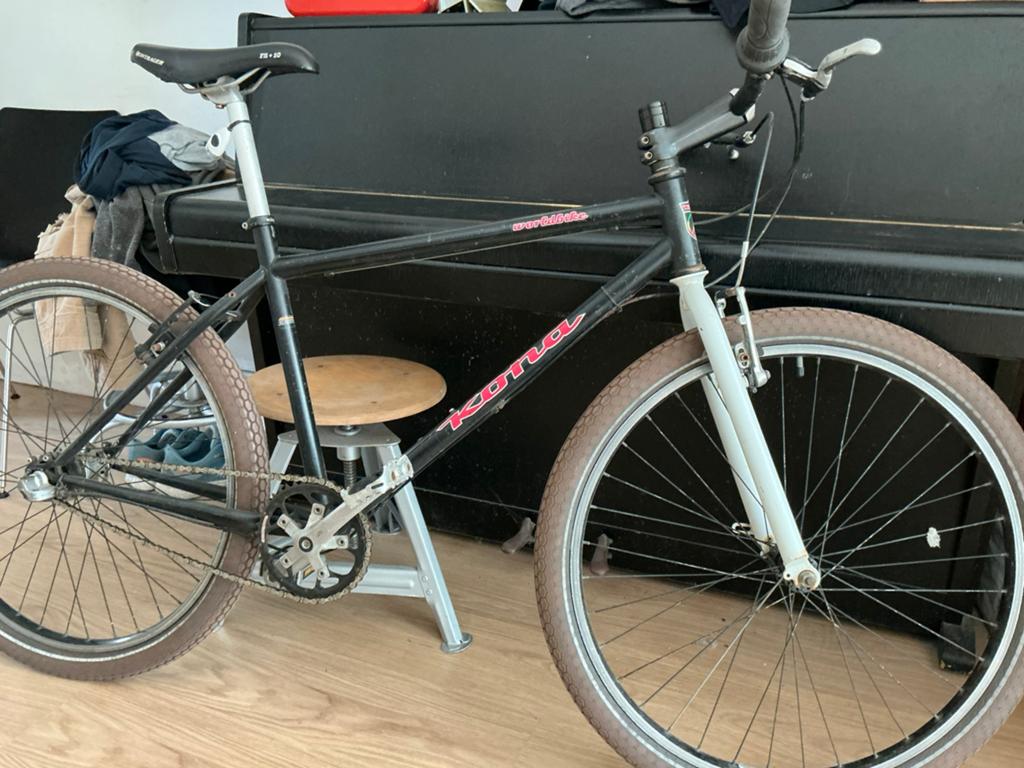 Kona Worldbike - Vintage Toerfiets/Mountainbike, Fietsen en Brommers, Gebruikt, Velgrem, Versnellingen, 53 tot 57 cm