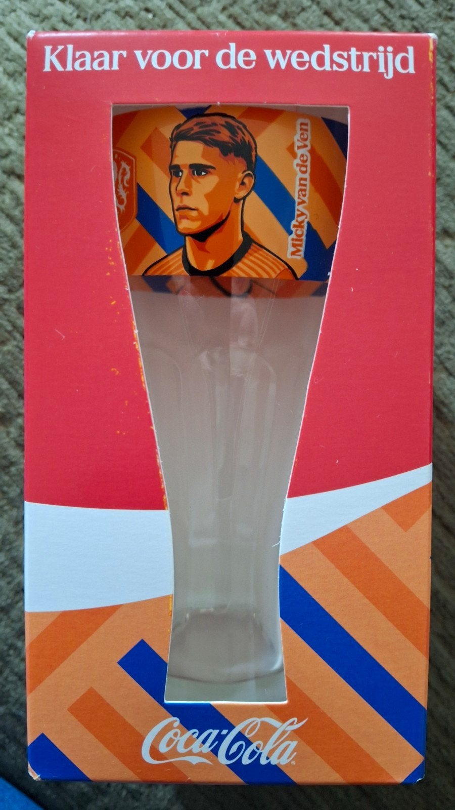 Coca-Cola Glazen Oranje EK/WK Voetbal, Ophalen of Verzenden, Nieuw, Overige sporten, Overige typen