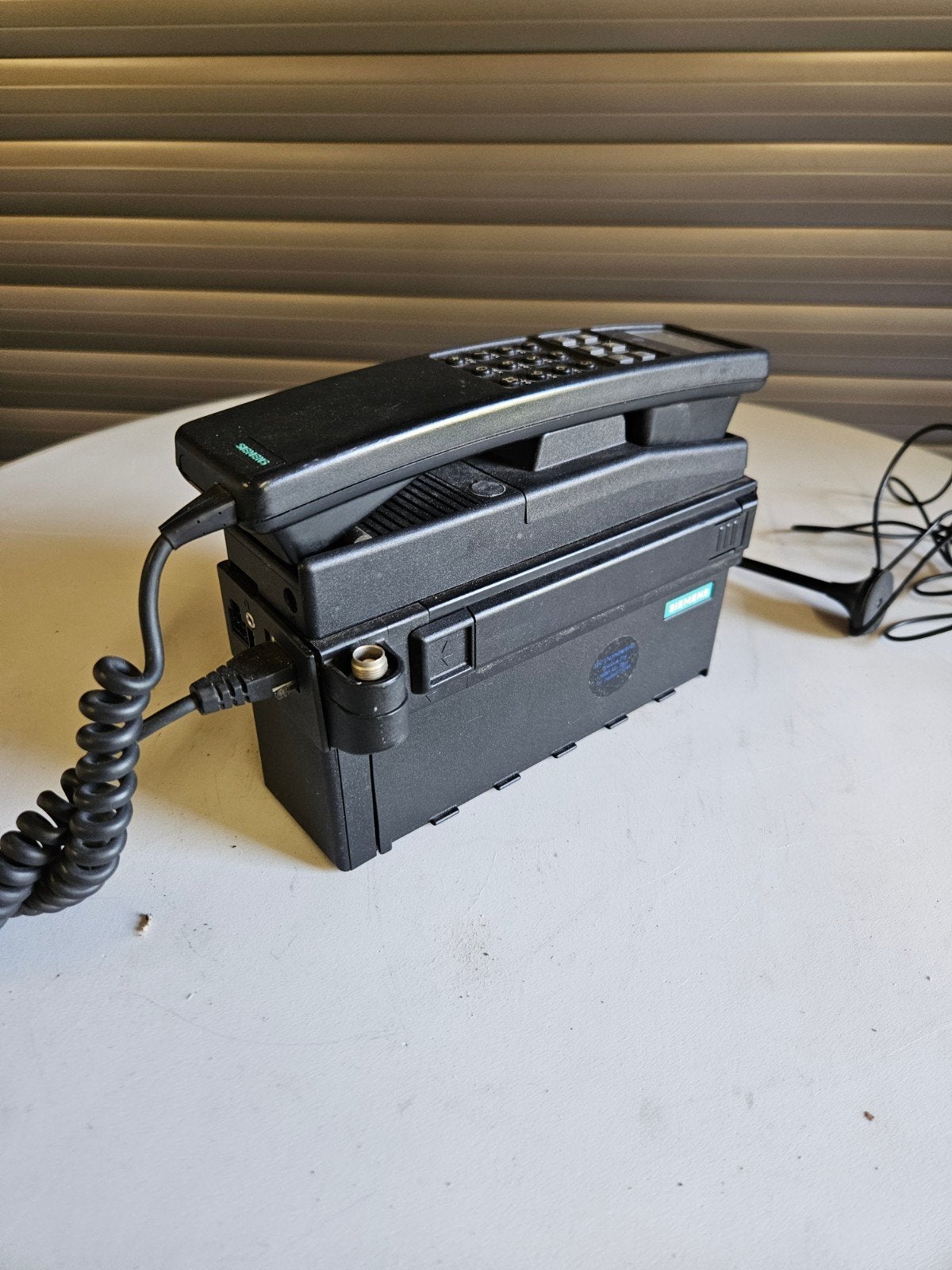 Vintage Siemens C1 mobiele telefoon met basisstation, Ophalen of Verzenden