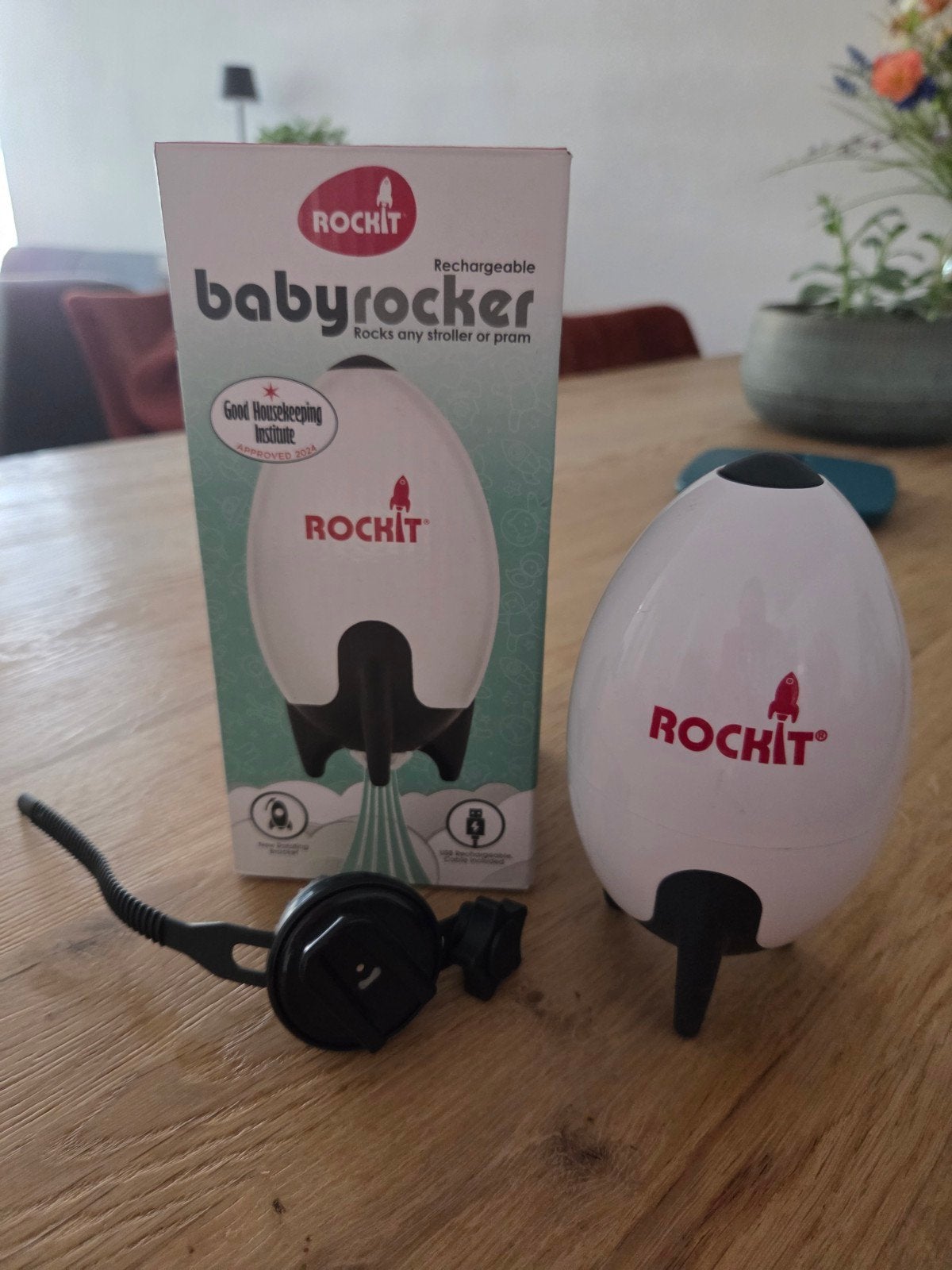 Rockit Babyrocker - kinderwagen schudden, Ophalen of Verzenden, Zo goed als nieuw, Overige merken