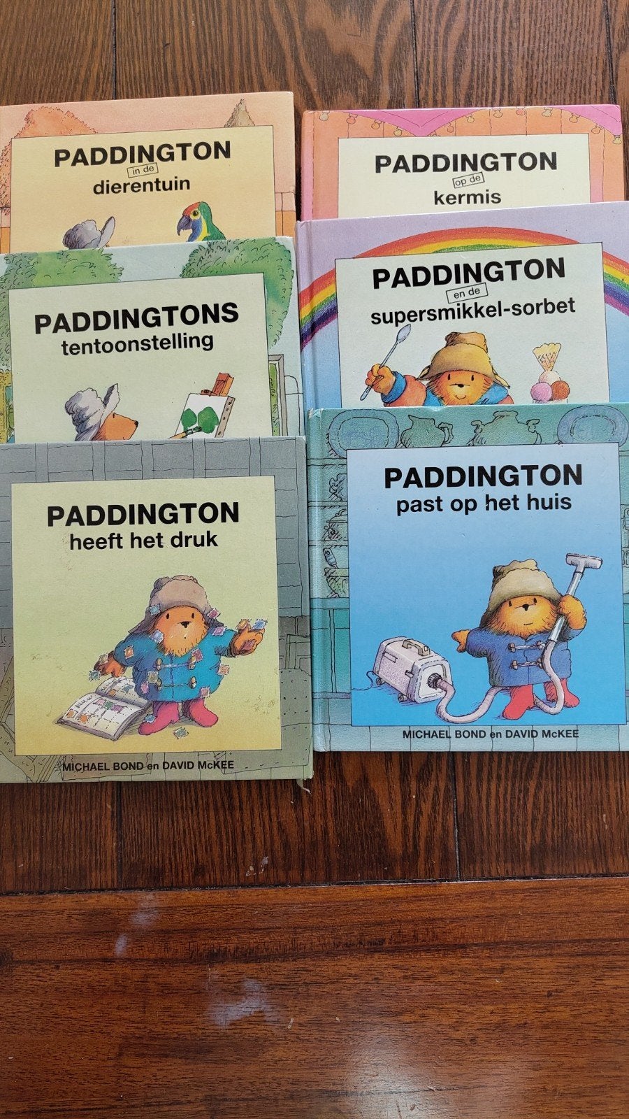 6 Paddington boekjes met knuffel, Ophalen of Verzenden