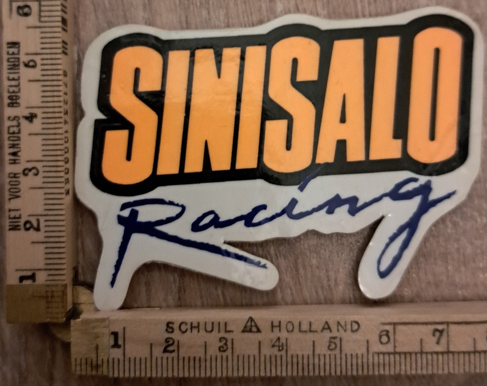 Vintage Sinisalo sticker Vintage RM RN CR YZ OW 125 250 360, Ophalen of Verzenden, Zo goed als nieuw, Auto of Motor