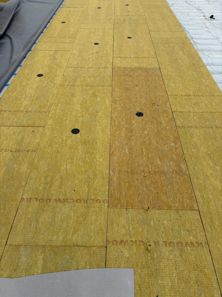 Rockwool dakisolatie 120 mm dik – nette gebruikte partij, Gebruikt, 12 cm of meer, Steenwol, 15 m² of meer