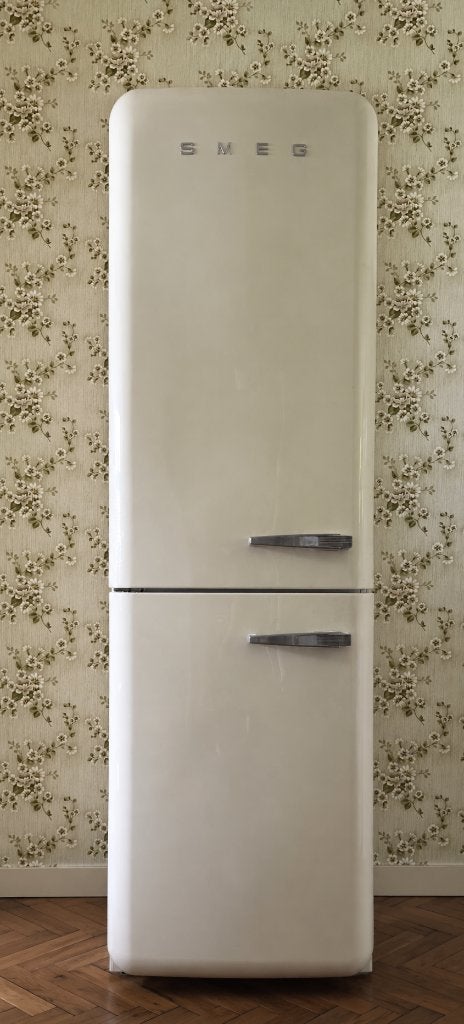 SMEG FAB32LCR3 Retro koel-vriescombinatie – Crème – No Frost, Witgoed en Apparatuur, Koelkasten en IJskasten, Ophalen, Gebruikt